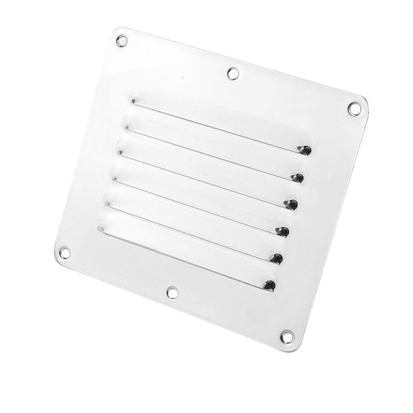 Kenally Rejilla de ventilador de ventilación de aire ligero para barcos, rejilla de ventilación de fácil instalación, accesorios ajustables Bombillas para automóviles