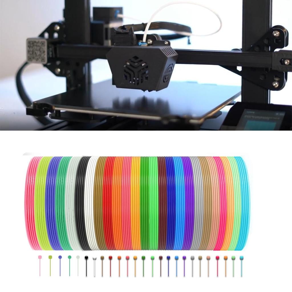 20 Colors 3D Pen Filament 1.75mm PCL Each Color 16.4 Feet 3D Pen Filament