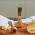 thumbnail image 2 of 4Pcs/Pack Vertical Cheese Spreader with Wooden Handle Cute Standing Butter Knife, 2 of 5