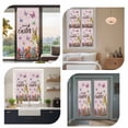 thumbnail image 7 of Spring Easter Bunny Window Privacy Film, Pink Wooden Red Floral Easter Eggs Static Cling UV Sun Blocking Tint Film Heat Control Windows Films for Bedroom Bathroom, Window Stickers 29.5"x78.7", 7 of 7