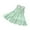 Green, variant on VERUGU Girls Dresses Toddler Kids Baby Girls Fashion Cute Sleeveless Sweet Flower Print Ruffle Dress
