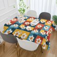 thumbnail image 2 of Yayeee Tablecloths 54" x 72" Rectangle Wrinkle Resistant Party Table Cover, Yellow Checkered Daisy, 2 of 8