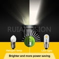 thumbnail image 6 of Ruiandsion E10 LED Bulb E10 Screw Base Flashlights Torch Lights LED Bulbs 24V 4300K Warm White 4pcs, 6 of 7