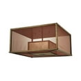 thumbnail image 3 of Meyda Tiffany 125237 24.5" Square Quadrato Umador Flush Mount Ceiling Fixture - Mica, 3 of 4