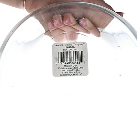 - Anchor Hocking 8 Inch Deep Presence Glass Bowl