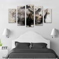 thumbnail image 3 of Cuadro decorativo Cuadros Abigail Rinoceronte Rompiendo la pared 5 Piezas, 3 of 3