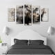 thumbnail image 3 of Cuadro decorativo Cuadros Abigail Rinoceronte Rompiendo la pared 5 Piezas, 3 of 3