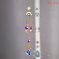 thumbnail image 4 of DEKAXID Atrapasueños de Cristal con Prisma Arcoíris, Atrapasueños de Luna, Cortinas Colgantes, Decoración para el Hogar, Adorno para el Jardín, Campanas de Viento, 4 of 7