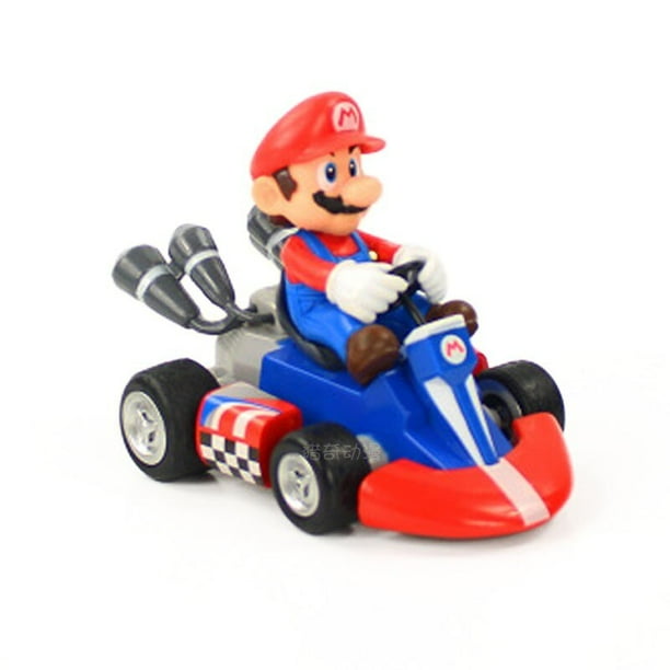 Figuras de acción de Super Mario Kart, Bowser Peach, Yoshi, juego de Anime, muñeca, decoración de coche de carreras, regalos para niños