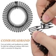 thumbnail image 2 of TABLZONE Cute Black Spring Headbands, Wavy Design, Comfortable Hair Accessory, 10Pcs, 2 of 5