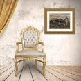 thumbnail image 3 of Frank, Assaf 14x12 Gold Ornate Wood Framed with Double Matting Museum Art Print Titled - Edinburgh Castle and The Balmoral Hotel, Scotland, FTBR-1917, 3 of 4