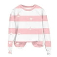 thumbnail image 4 of Craaazy Chandails Athlétiques pour Femmes à Manches Longues, Col Rond, Décontractés, Imprimés, Coupe Ample, Cadeaux, 4 of 7