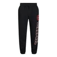 thumbnail image 5 of Deadpool Men's & Men's Big & Tall Stroke Logo Graphic Joggers, 31.5" Inseam, Sizes XS-3XL, 5 of 5