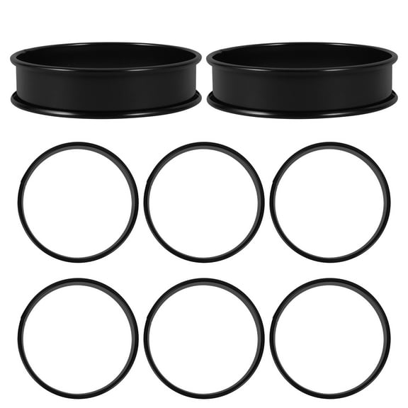 8-Piece Non-Stick Pancake and Griddle Set with Rolling Pin and Baking Accessories, Black Cookware Set