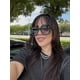 thumbnail image 2 of Gafas de Sol FEISEDY Tendencia Oversize Cuadradas con Incrustación de Perlas B2625, 2 of 7