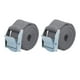 thumbnail image 1 of 2 Piezas Carga Amarre Abajo Correas con Leva Bloqueo Hebilla Nylon para Coche Negro  Grey 1m*2.5cm, 1 of 1