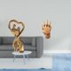 thumbnail image 2 of Figura De Pareja, Estatua, Recuerdo, Regalo Para Amantes, Escultura, Adorno Para Aniversario, Novia, Familia, Manos Masculinas Entrelazadas, Escultura Para El Hogar, Dormitorio, Estante,, 2 of 8