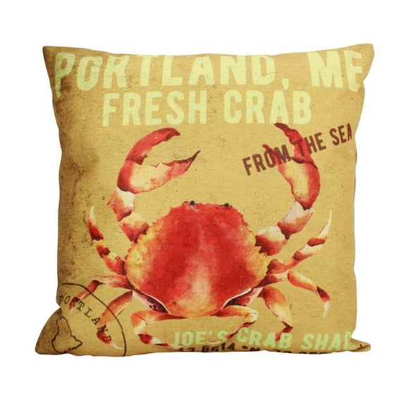 Crab  Pillow Cover|Throw Pillow | Home Decor | Modern Decor | Nautical Pillow | Ocean | Gift for her | Accent Pillow Covers | Watercolor