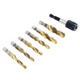 thumbnail image 3 of Titanium Combination Drill Tap Bit Set 39PCS SAE and Metric Tap Bits Kit for Screw Thread Drilling Tapping Deburring, 3 of 5