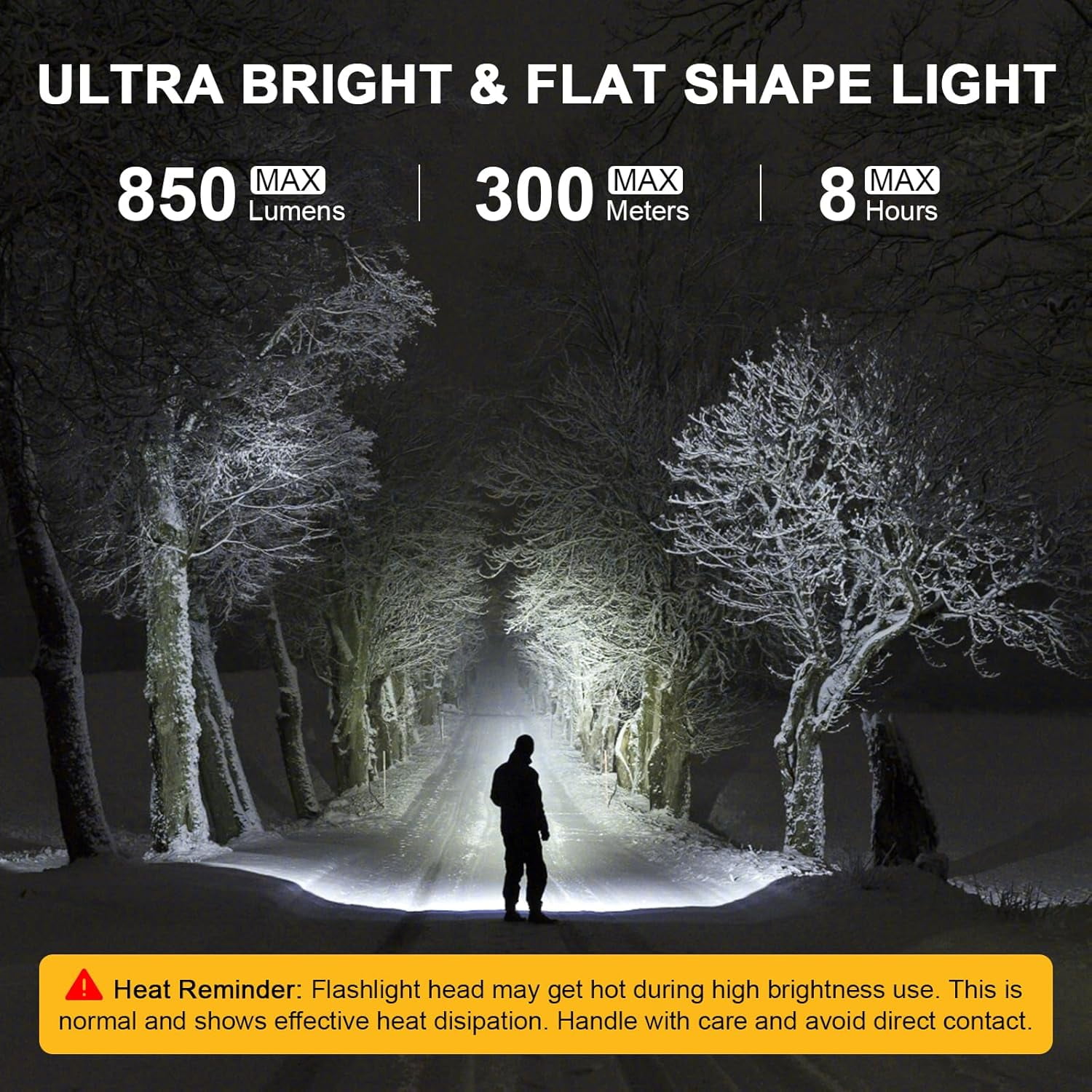 AdamStar EDC Flat Flashlight Rechargeable, High Lumen Small Flash Light with Cap Clip, 9 Modes Portable Magnetic Flashlight with COB White/Blue/Red LED Combo for Working, Camping, Emergency (2Pack)