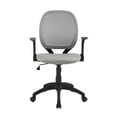 thumbnail image 2 of Serta Essential University Chaise de Bureau en Maille Grise Moderne avec Base en Nylon, 2 of 6