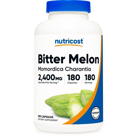 Nutricost Bitter Melon Supplement 600mg, 180 Capsules