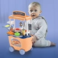 thumbnail image 3 of Juego de juguetes de cocina, juego de cocina, estufa de cocina con vapor para niños pequeños, 3 of 5