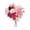 D003- Style C, variant on Faux Fall Flowers Bouquet, Fall Centerpiece, Indoor Fall Decor, Floral Decorations, 16 Inch Artificial Dahlia Orange Peony Stems for Thanksgiving Vase Insert and Scenario