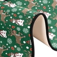 thumbnail image 6 of Dreamtimes Christmas Snowmen Reindeer Hallway Runner Rug 2'x6' Kitchen Rug with Rubber Backing Holiday Snowflakes Non Slip Entryway Rug Runner Washable Soft Area Rug for Hallway Bedroom Kitchen Decor, 6 of 6