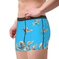 thumbnail image 4 of Kll Japanese White Cranes Men'S Cotton Boxer Briefs Underwear-Large, 4 of 9