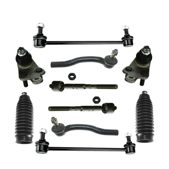 10 Pc Inner & Outer Tie Rods Sway Bar Links Lower Ball Joints Suspension Kit Fits select: 2007-2011 TOYOTA CAMRY
