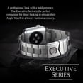 thumbnail image 2 of Gamecocks Executive Series Stainless Steel Watch Band for Apple Watch - 38/40/41mm(42mm Series 10) by Affinity Bands, 2 of 5