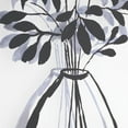 thumbnail image 5 of American Art Decor Branch Leaves in a Vase Printed Glass Wall Art, Natural/Black - 12" x 15", 5 of 6