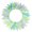 Green, variant on Vintage Flags Pennant Floral Flower Fabric Bunting Banner Triangle Personality Wedding Birthday Party Decoration Garden Banner