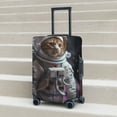 thumbnail image 6 of Zufioo Cat Astronaut In Space Print Luggage Case Protective Cover, Zippered Anti-scratch Luggage Case Cover, Suitable for Travel, Business, Unisex-X-Large, 6 of 7