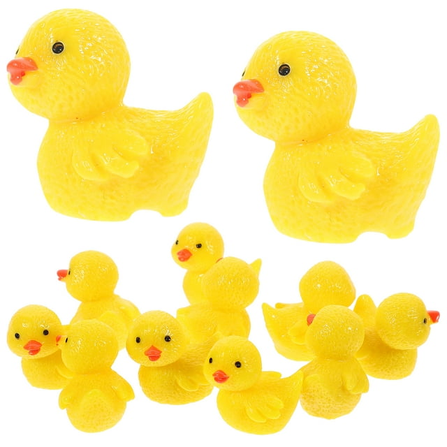 Shisuyan Canards Miniatures en Résine 10 Pcs 0.8x0.7In