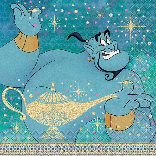 Partypro 011179795024 Aladdin Lunch Napkins