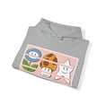 thumbnail image 4 of Retro Video Game Mini Game Match Hoodie - Pixelated Mushroom, Star, Flower, 4 of 4