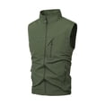 thumbnail image 3 of Trikvn Men's Athletic Running Vest Lightweight Windbreaker Outerwear Full Zip Activewear Sleeveless Jacket with Side Pockets Stand Collar for Golf Cycling Workout, 3 of 9