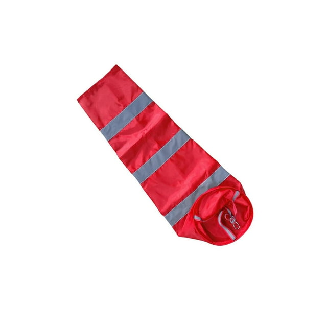 pitrice Windsocks Outdoor Durable 18x48 Wind Measurement Sock Bag Designed For Easy And Visibility In Bad Weather Made Red 150cm