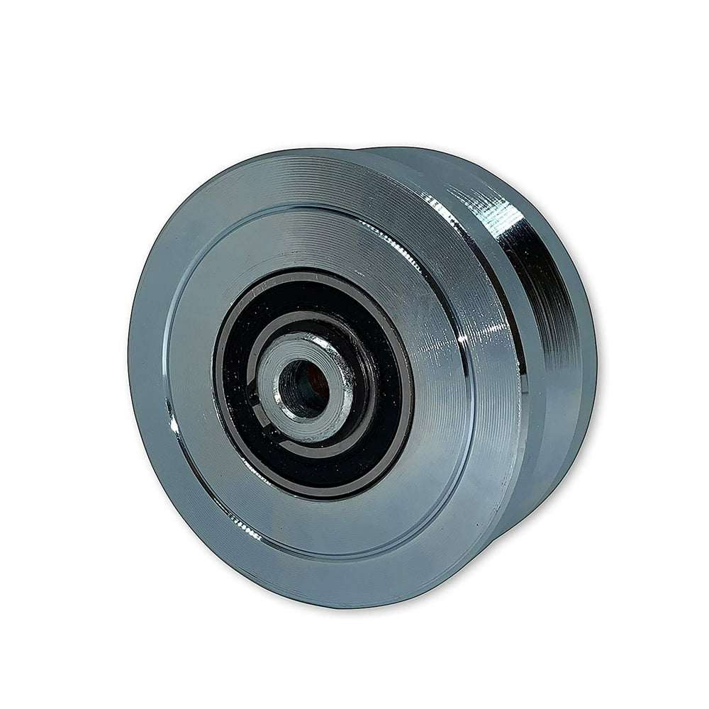 Eagle EG096 Slide Gate Wheel 4” VGroove Solid Steel Sliding for