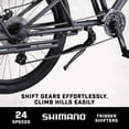 thumbnail image 4 of Mongoose Envoy Adult Cargo Bike, 26-Inch Wheels, 24 Speed, Gray, 4 of 9