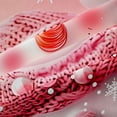 thumbnail image 4 of Erosebridal Snowman Pink Shower Curtain 72Wx78L,Dreamy Winter Bath Curtain,Pink, 4 of 6