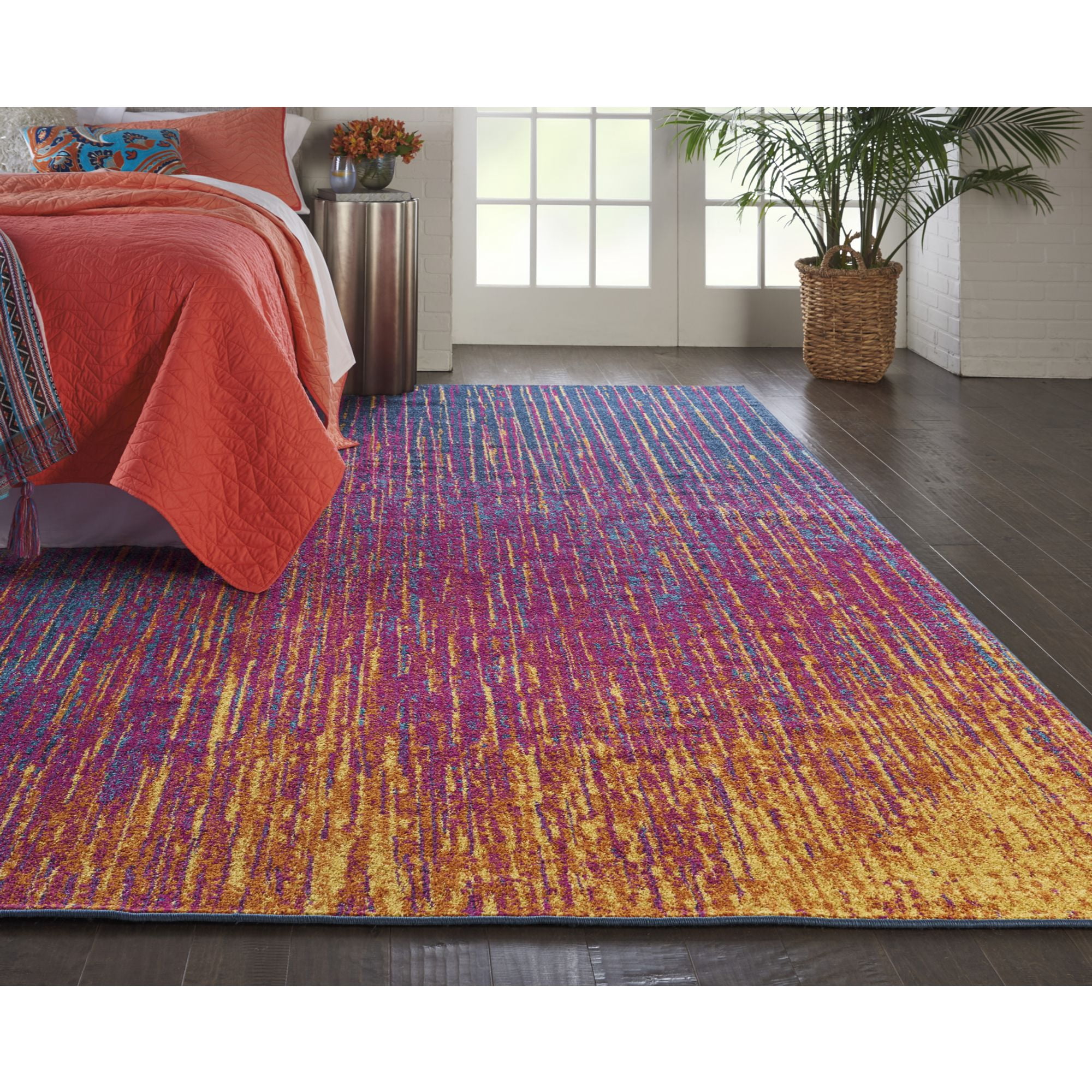Nourison Passion Modern Abstract Indoor Rug Multicolor 5'3" x 7'3"