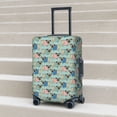 thumbnail image 6 of Rateoe Colorful Pugs Printed Luggage Cover, Suitcase Protector Fits 18-32 Inch Luggage-Large, 6 of 7