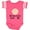 Football Pink and White, variant on Inktastic My Lola and Lolo Love Me Girls Baby Bodysuit