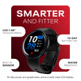 thumbnail image 5 of Reebok Rush Fitness Tracker Smartwatch for Men & Women, AGPS, Heart Rate & SpO2 Monitor, 1.39” LCD Display, 80+ Sports Modes, 10-Day Battery, IP68 Water Resistant, Android & iOS, Victory Gold, 5 of 12