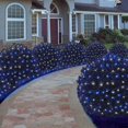 thumbnail image 5 of weillsnow 198 LED 9.8 pies x 6.6 pies 198 luces LED de red conectables 8 modos de iluminación luces de malla para Navidad al aire libre patio jardín arbusto valla decoraciones (azul y blanco), 5 of 5