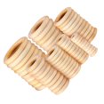 thumbnail image 4 of AURARMLET 100Pcs Curtain Rod Rings In Wood For Home And Christmas Decorations, 4 of 8