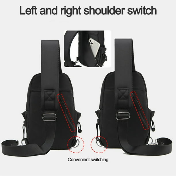 Left shoulder sling backpack discount